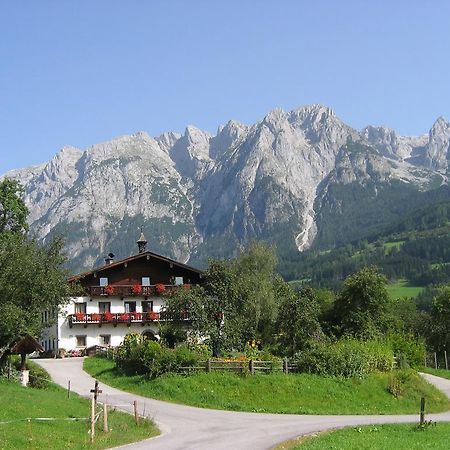 Bio-Bauernhof Rettenbachgut Werfen Buitenkant foto