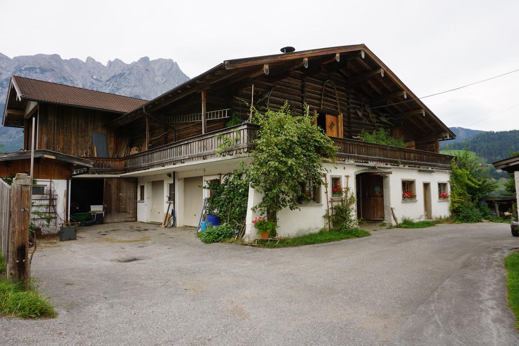 Bio-Bauernhof Rettenbachgut Werfen Buitenkant foto
